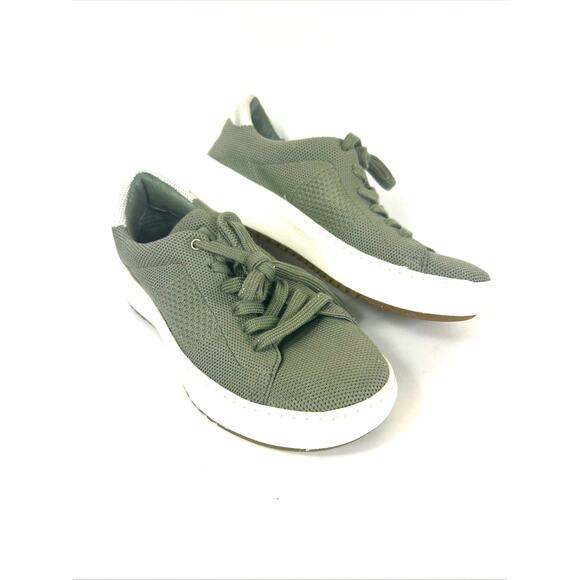 Sofft Womens Waylyn Knit Lace Up Sneakers Shoes Size 6 Sage Comfort - Picture 3 of 12